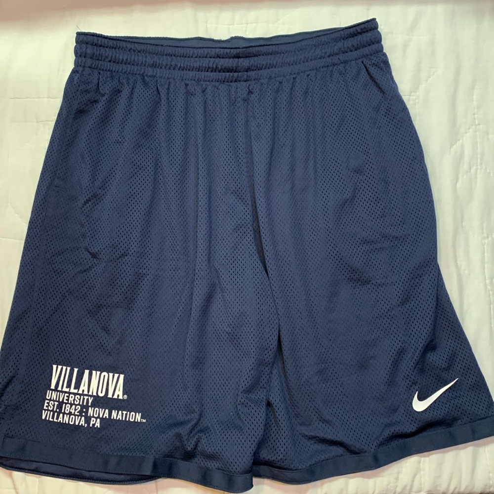 Nike Villanova Wildcats Men's Navy Mesh Basketball Practice Shorts‎ XXL NWT